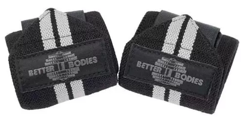 Better Bodies Elastic Wrist Wraps - Schwarz