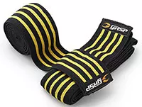 GASP Knee Wraps - Black/Flame